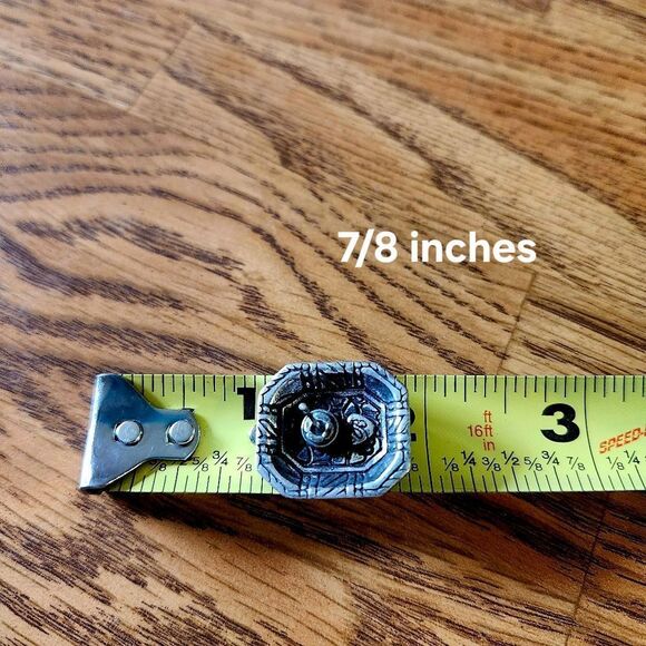 BRIGHTON "Dagmar" Vintage Crystal, Silver, Gold Post Earrings BOLD ACCESSORIES! - Picture 3 of 5